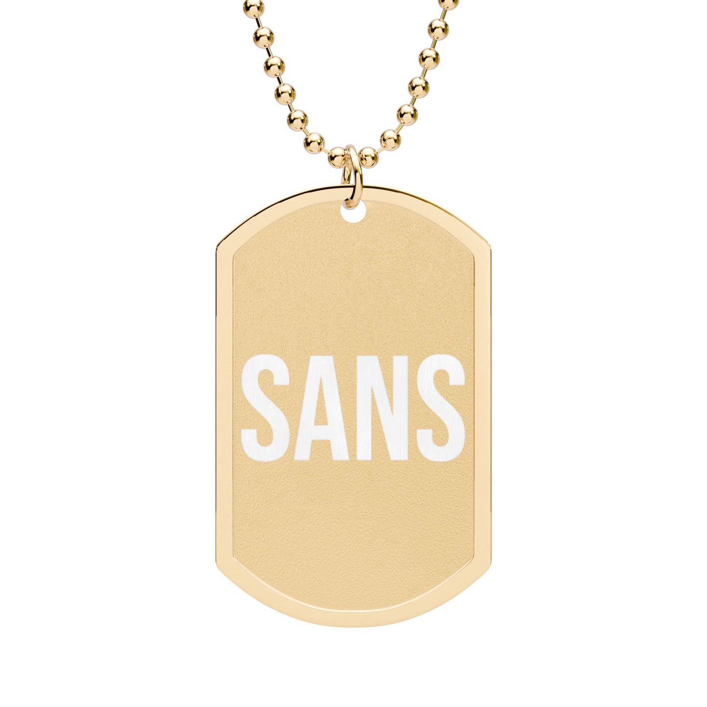 SANS Tag with Chain
