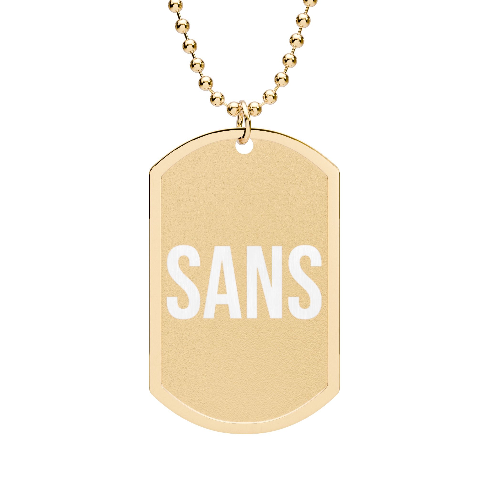 SANS Tag with Chain