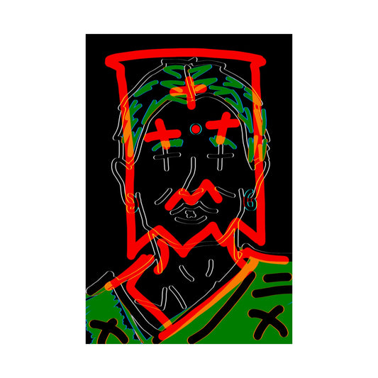 "RED DOTTED INDIES" Matte Vertical Posters